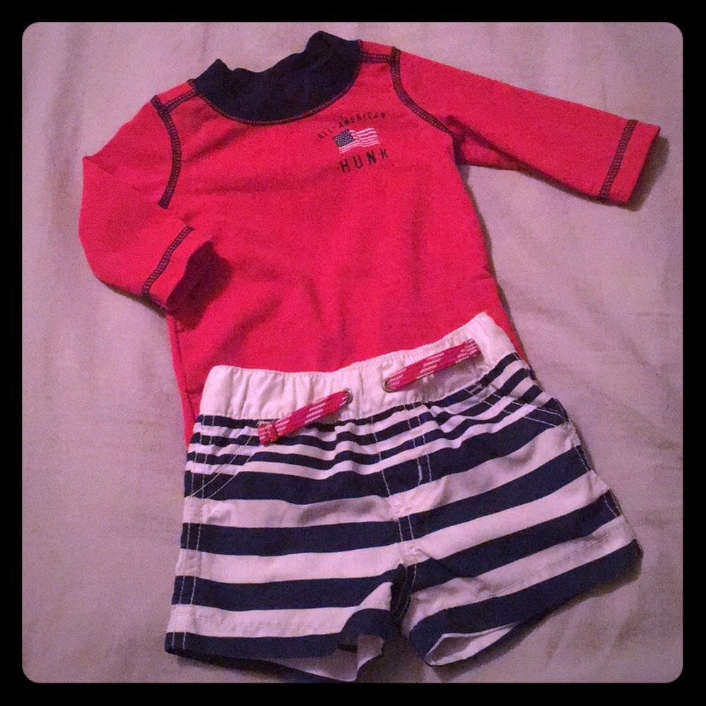 Baby Boy All-American Swim Set